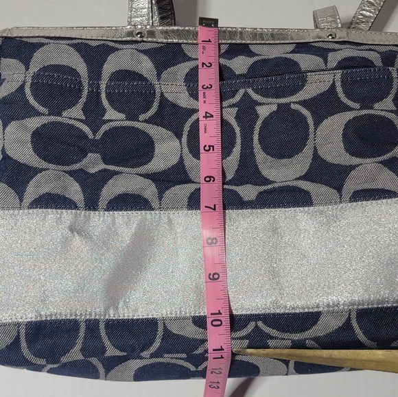 COACH Denim and Silver Diaper Bag - Picture 14 of 14